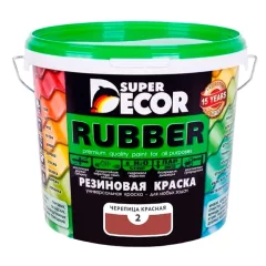 Краска Super Decor Резиновая №02 Черепица красная (1кг) — фото 1