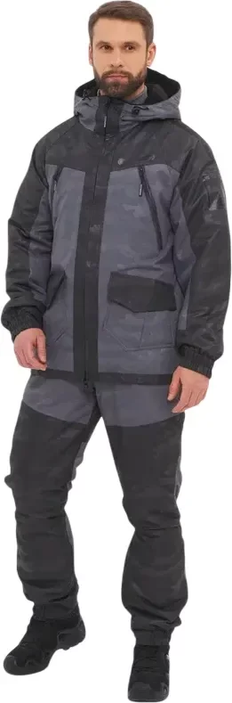 Костюм для охоты и рыбалки Huntsman Горка Люкс -10°C Серый Breathable (р.48-50/170-176)