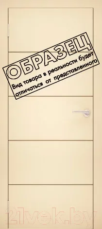 Дверной блок Та самая дверь Л11 ЗАЛ 130x210 левая (ваниль) — фото 3