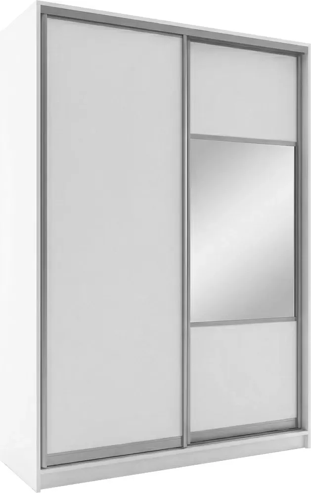 Шкаф-купе Рэйгрупп 120 BBX Elgon РГ-12.05 (белый премиум/белый премиум/хром)