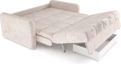 Диван Mebel-Ars Аккордеон Свег НПБ 120x200 (велюр бежевый Plush OWV-33) — фото 8
