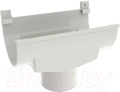 Воронка водосточная Ruplast 125/90мм RAL 9010 (белый) — фото 1