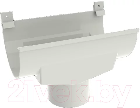 Воронка водосточная Ruplast 125/90мм RAL 9010 (белый)
