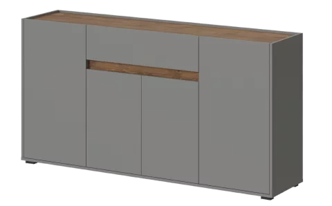 Комод MySTAR ИВ-126.01 (дымчатый алмаз/дуб канзас)
