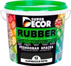 Краска Super Decor Резиновая №12 Карибская ночь (6кг) — фото 9