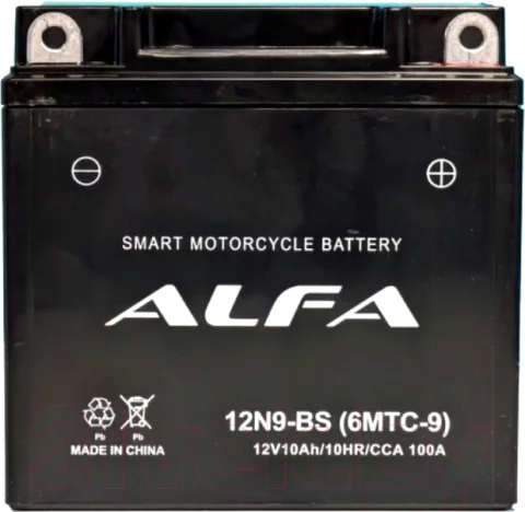 Мотоаккумулятор ALFA battery 12N9-BS / 12N9-4B-1