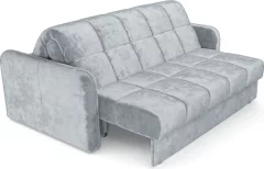 Диван Mebel-Ars Аккордеон Свег НПБ 140x200 (велюр серый Plush OWV-11) — фото 6