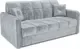 Диван Mebel-Ars Аккордеон Свег НПБ 140x200 (велюр серый Plush OWV-11) — фото 9