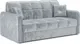 Диван Mebel-Ars Аккордеон Свег НПБ 140x200 (велюр серый Plush OWV-11) — фото 10