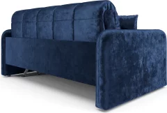 Диван Mebel-Ars Аккордеон Свег НПБ 140x200 (велюр синий Plush OWV-21) — фото 5