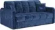 Диван Mebel-Ars Аккордеон Свег НПБ 140x200 (велюр синий Plush OWV-21) — фото 10