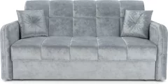 Диван Mebel-Ars Аккордеон Свег ППУ 140x200 (велюр серый Plush OWV-11) — фото 3