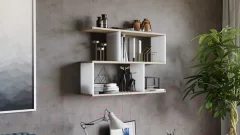 Полка ТриЯ Тип 14 (дуб сонома/белый ясень) — фото 6