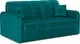 Диван Mebel-Ars Аккордеон Свег НПБ 155x200 (бархат сине-зеленый Star Velvet 43 Black Green) — фото 10