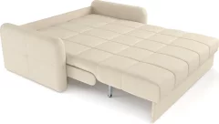 Диван Mebel-Ars Аккордеон Свег ППУ 155x200 (бархат бежевый Star Velvet 6 Light Beige) — фото 7