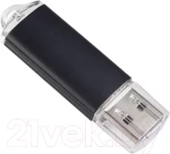 USB flash накопитель Perfeo 16GB E01 / PF-E01B016ES (черный) — фото 5