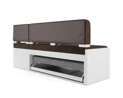 Уголок кухонный мягкий Mebel-Ars Ганновер 176x82x104 (велюр молочный шоколад НВ-178/13) — фото 6