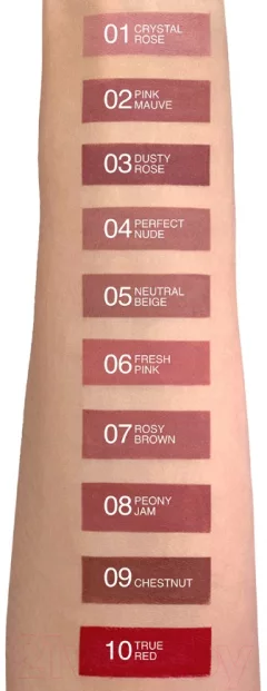 Карандаш для губ Relouis Стойкий с маслом жожоба тон 17 Marsala Nude — фото 5