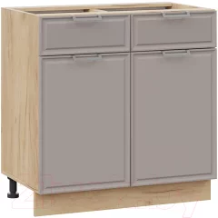 Шкаф-стол кухонный ТриЯ Белладжио 1Н8Я1 (дуб крафт золотой/софт капучино) — фото 1