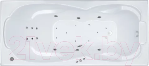 Ванна акриловая Triton Персей 190x90 Люкс Flat (с гидромассажем)