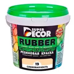 Краска Super Decor Резиновая №19 Слоновая кость (1кг) — фото 1