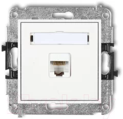 Розетка Karlik 1XRJ45 / MGK-1 — фото 1