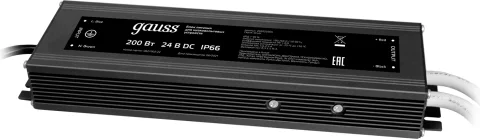 Блок питания для светодиодной ленты Gauss 200W 24V IP67 / 202022400