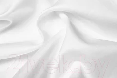 Простыня AlViTek Сатин однотонный 220x260 / ПР-СО-260-БЕЛ (белый) — фото 2