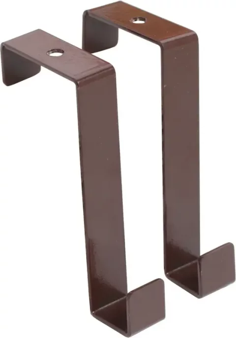 Набор крючков для одежды Аллюр КДН-2 20x40 (2шт, коричневый)