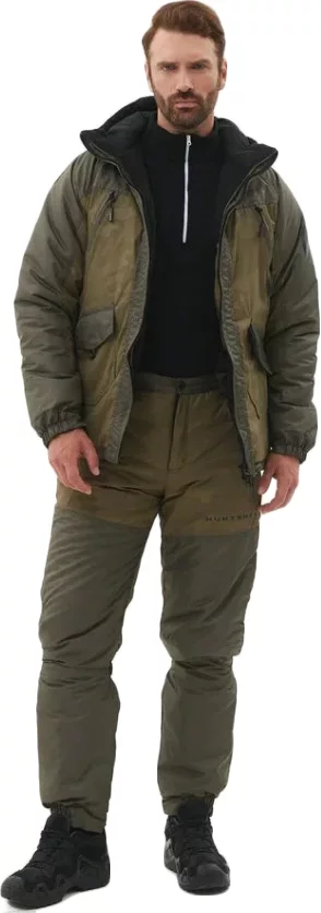 Костюм для охоты и рыбалки Huntsman Горка-Люкс -25°C Хаки Breathable (р.48-50/182-188)