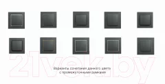 Выключатель Karlik 28MWP-3 (графитовый матовый) — фото 3
