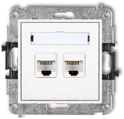 Розетка Karlik 2XRJ45 / MGK-2