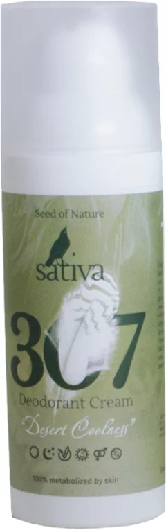 Дезодорант-крем Sativa №307 Степная прохлада (50мл) — фото 1