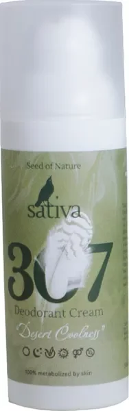 Дезодорант-крем Sativa №307 Степная прохлада (50мл) — фото 7