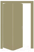 Дверной блок Та самая дверь Книга Л3 100x210 универсальная (капучино)