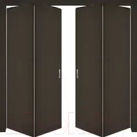 Дверной блок Та самая дверь Книга Л3 ЗАЛ 150x210 универсальная (графит) — фото 7