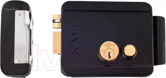 Замок электромеханический Kale Kilit 357MD / 357MD000001 (черный, 5 ключей)