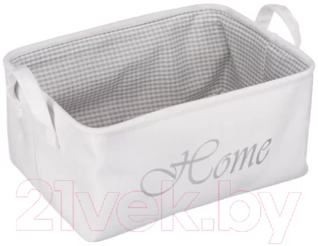 Корзина Handy Home Велюр 370x270x170 / LIS-17 XL (белый)