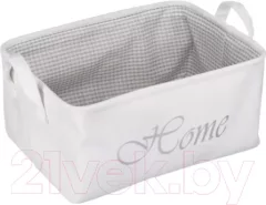 Корзина Handy Home Велюр 370x270x170 / LIS-17 XL (белый) — фото 3