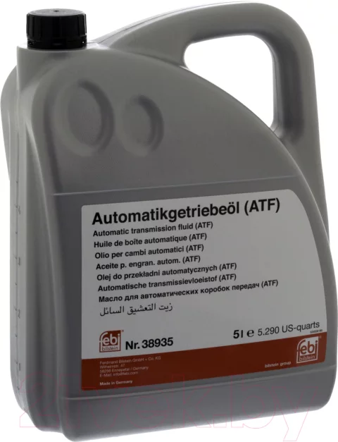 Трансмиссионное масло Febi Bilstein 38935 (5л, желтый)
