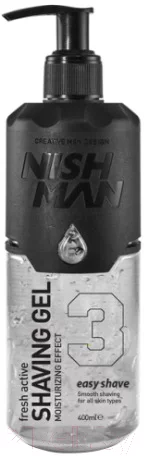 Гель для бритья NishMan 3 Easy Shave (400мл)