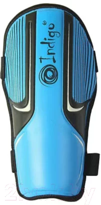 Щитки футбольные Indigo Sport 400004 (S, голубой/черный)