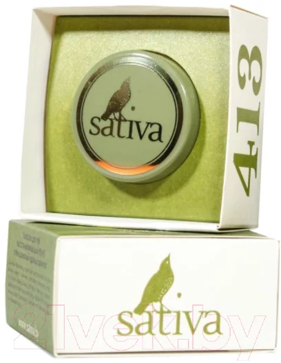 Бальзам для губ Sativa Восстанавливающий №413 (8г)