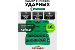 Набор головок слесарных Forsland 4179-5MPB (65463) — фото 2
