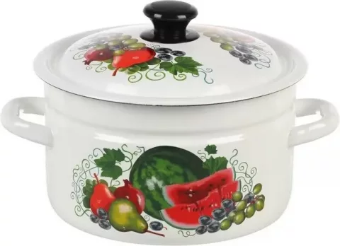 Кастрюля КМЗ Восточные дары / 41804-162/6-У4 (белый)