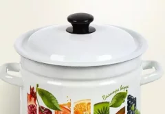 Кастрюля КМЗ Палитра вкуса / 41804-182/6-У4 (белый) — фото 5