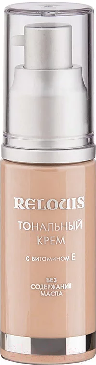 Тональный крем Relouis С витамином Е тон 42 (натуральный бежевый) — фото 1