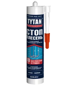 Герметик силиконовый Tytan Professional СТОП плесень 43068 (280мл, прозрачный) — фото 3