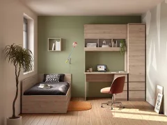 Шкаф-пенал MySTAR Сноули 450 ИВ-121.16 (гикори кингстон) — фото 6