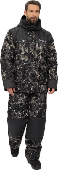 Костюм для охоты и рыбалки Huntsman Альтаир -45°C КМФ 004 кубики (р.60-62/182-188)